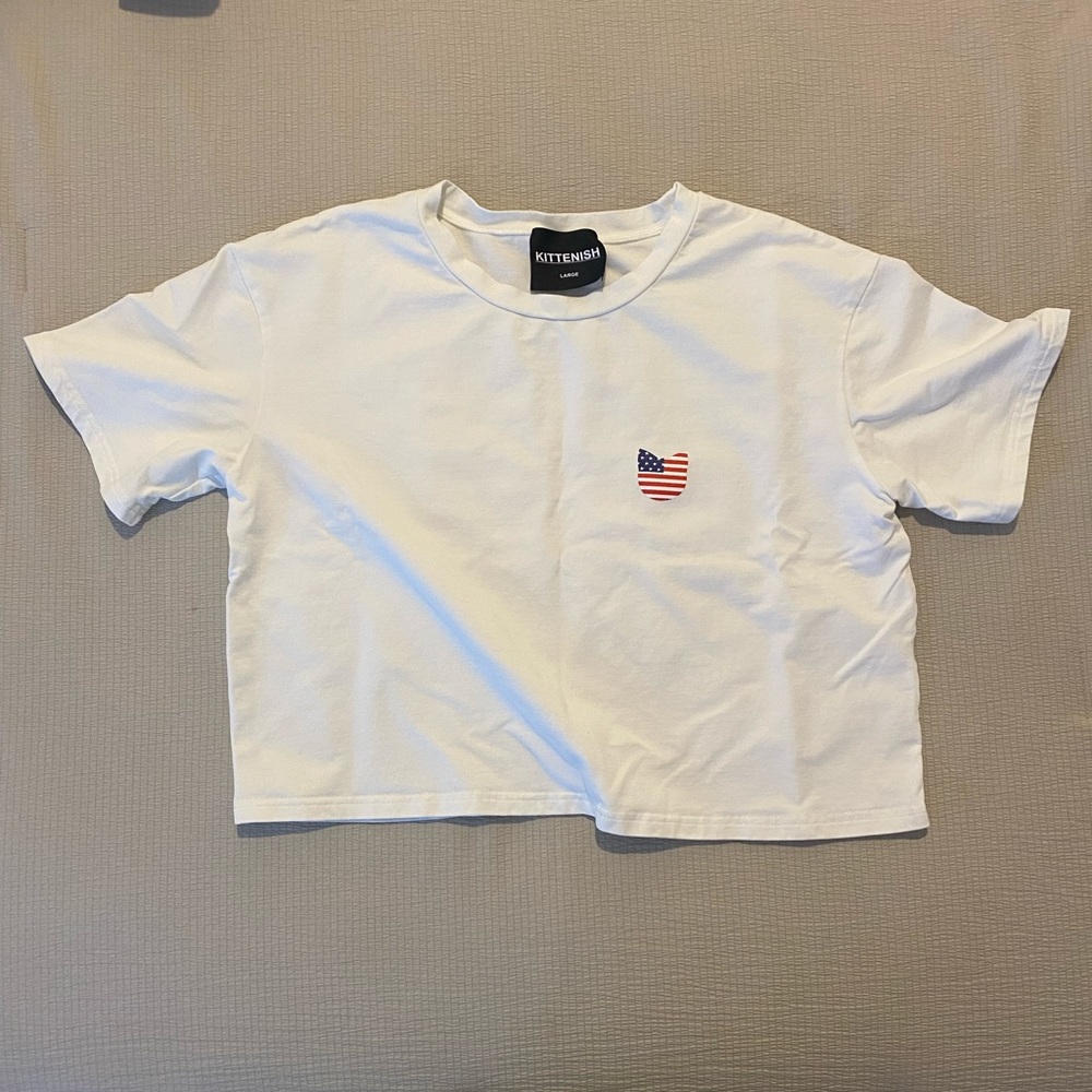 Kittenish Cropped T-shirt